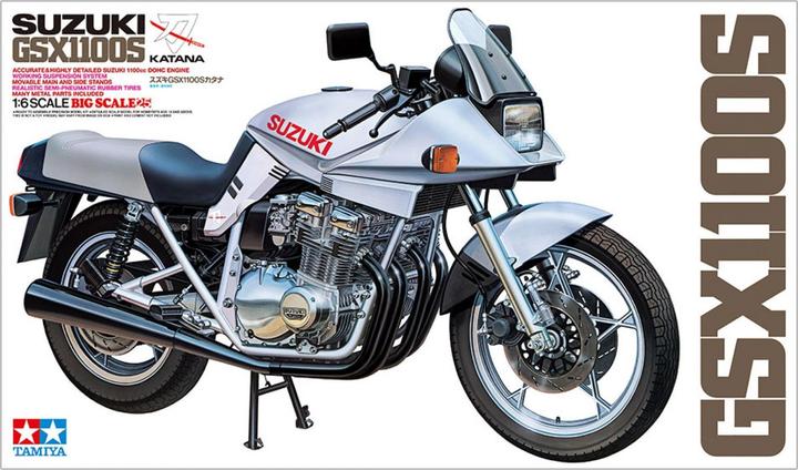 Actual product image Tamiya Suzuki GSX1100S Katana
