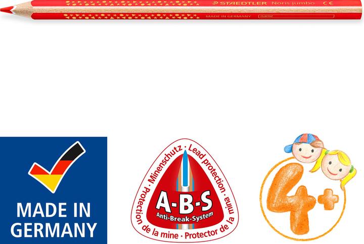 Actual product image Staedtler Triplus Jumbo 128 (Multicoloured, 10 x)