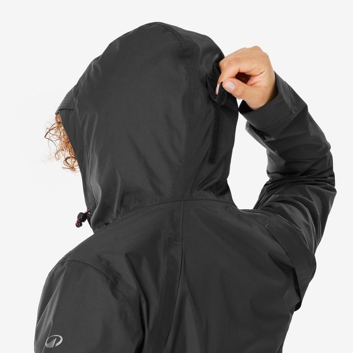 Produktbild Quechua Wanderjacke Damen wasserdicht - NH500 schwarz (XL)