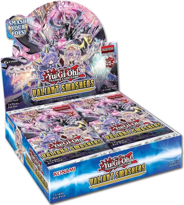 Actual product image Yu-Gi-Oh ! TCG Valiant Smashers présentoir boosters (24) *ANGLAIS* (English, Booster display)