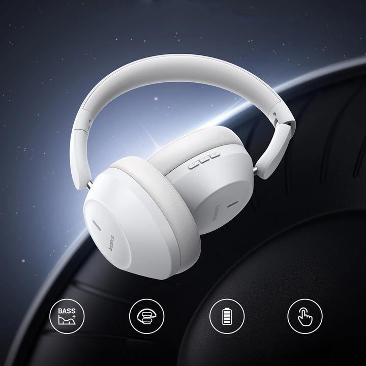 Image du produit Baseus Casque sans fil Boss 30 Max (blanc) (50 h, Sans fil)