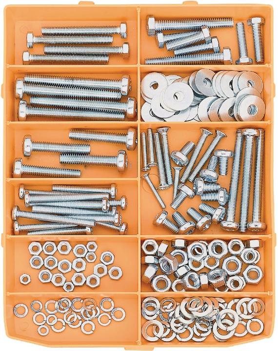 Produktbild BestaPac Metallschrauben Sortiment (186 Schrauben pro Stück)