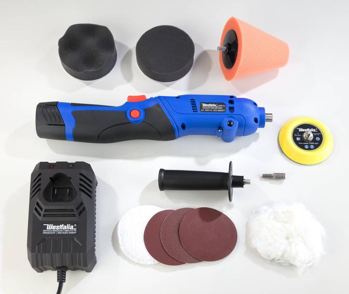 Produktbild Westfalia 10,8 Volt Akku Poliermaschine Rotation - inklusive Zuberhör und Tasche