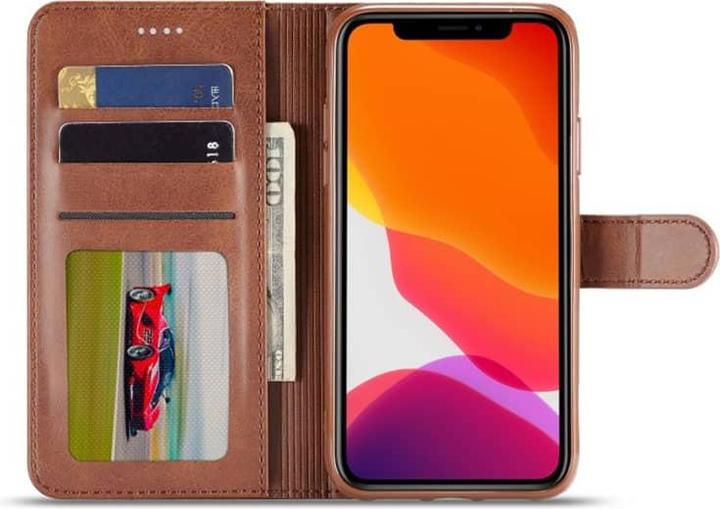 Immagine prodotto LC.Imeeke iPhone 12 Pro Max - Custodia a portafoglio con 3 scomparti per carte e chiusura (Apple iPhone 12 Pro Max)