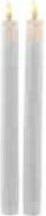 Actual product image Sirius LED Stick Candles Set Sille 2 pieces, White (2 x)
