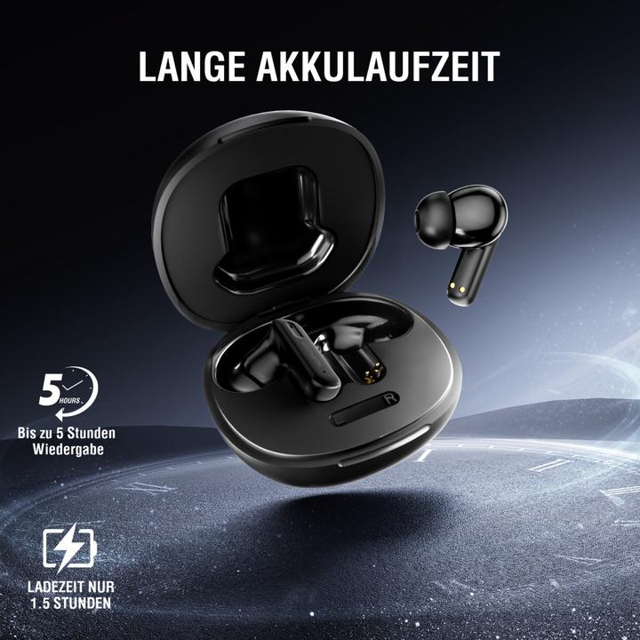 Produktbild 4smarts TWS Bluetooth Kopfhörer (ANC, 5 h, Kabellos)