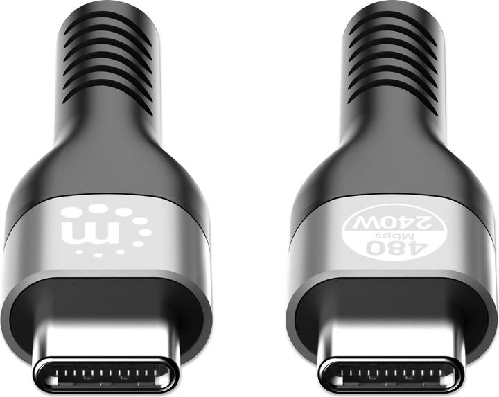 Produktbild Manhattan USB 2.0 Typ C EPR Ladekabel 240 W / PD 3.1 (2 m, USB 2.0)