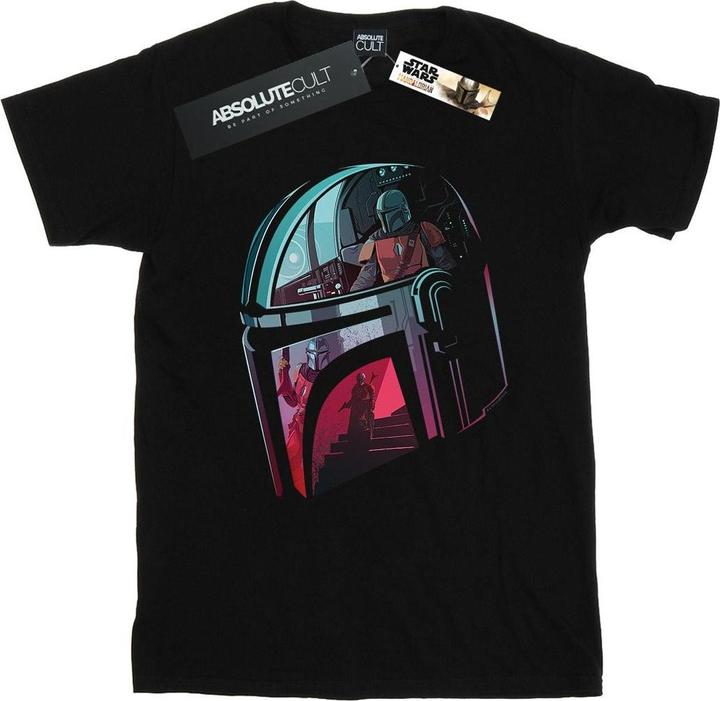 Star Wars The Mandalorian Mandalore Helmet Reflection TShirt