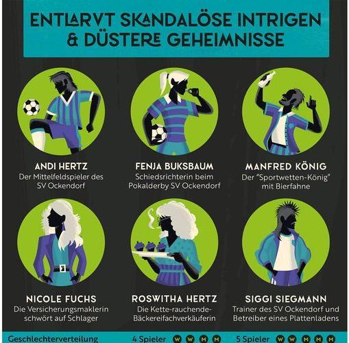 Actual product image Gourmet Criminelle Party game Fatal football final, Language: German (German)