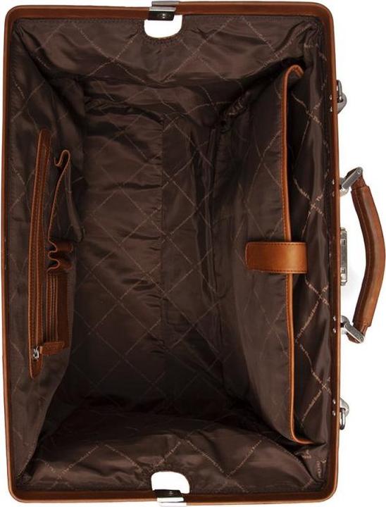 Produktbild The Vegan Cow Chesterfield Brand Leren Weekendtas Cognac Corfu (38 l)