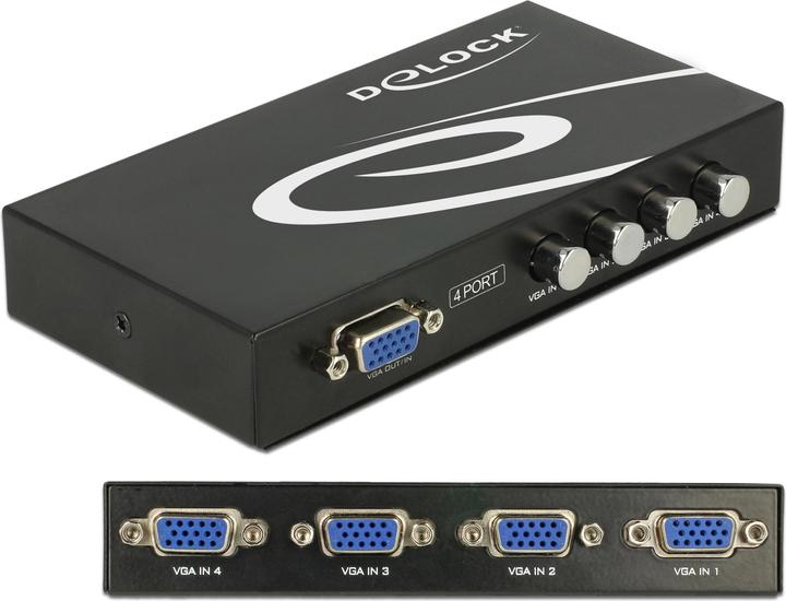 Actual product image Delock 4Port VGA Switchbox