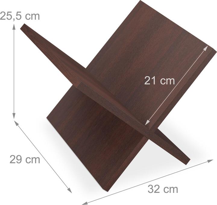 Actual product image Relaxdays Magazine rack