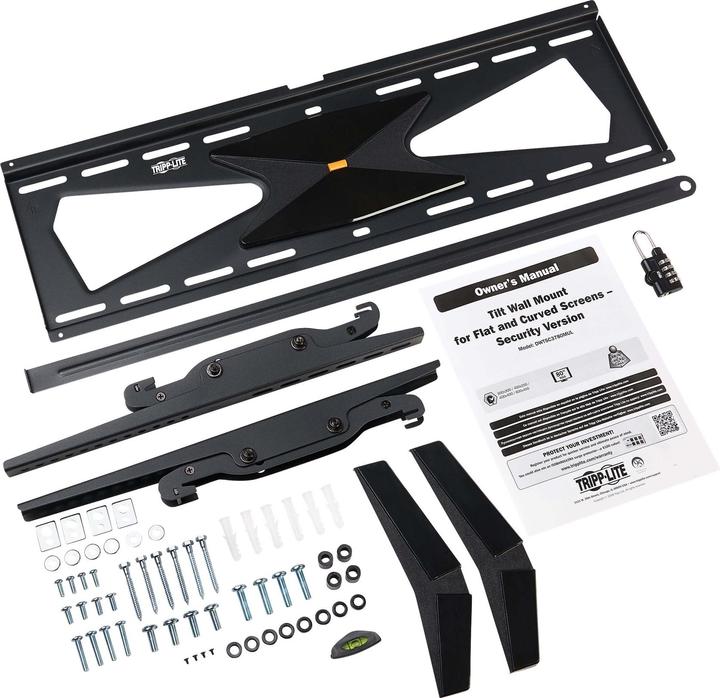 Actual product image Eaton Heavy-Duty Tilt Security Wall Mount for 93,98cm 37Zoll to 203,2cm 80Zoll TVs and Mon (Wall, 80", 40 kg)