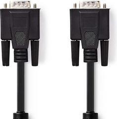 Nedis VGA-Kabel VGA Stecker VGA Stecker Vernickelt Maximale Auflösung: 1280x768 20.0 m rund ABS Schw (20 m, VGA)