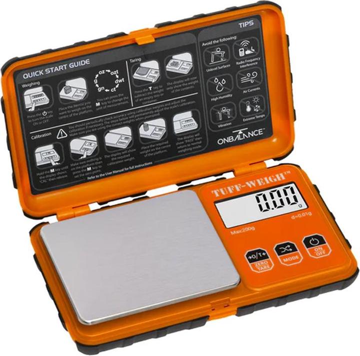 Image du produit OnBalance On Balance Tuff Wiegh Pocket Scale 200 x 0.01g Orange