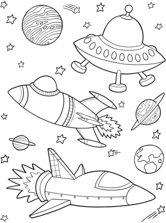 Actual product image NASA: My colouring book
