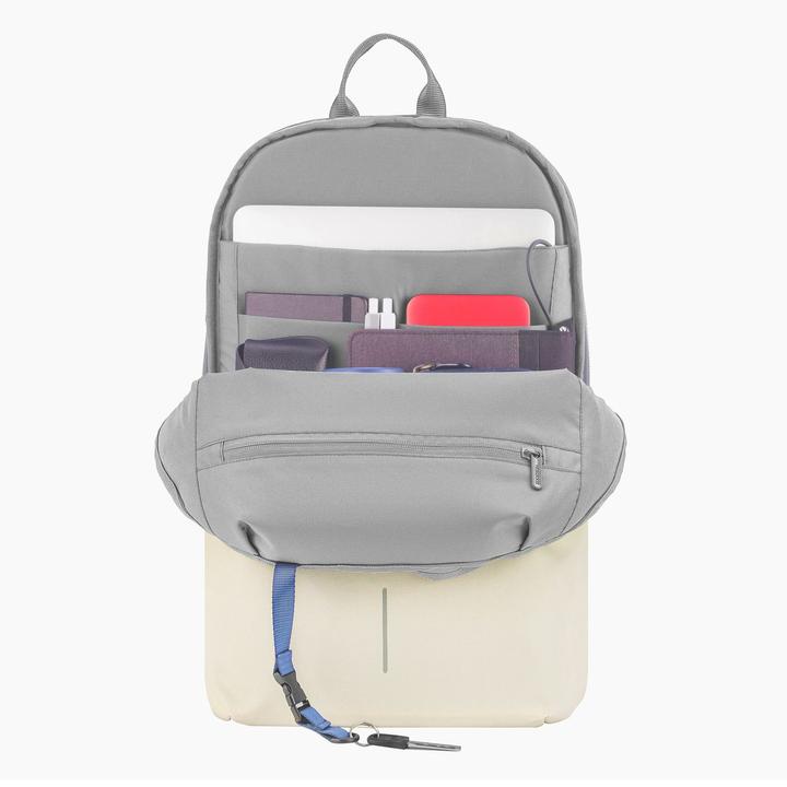 Actual product image XD Design ANTI-THEFT BACKPACK BOBBY SOFT LIGHT GREY P/N: P705.993 (16 l)