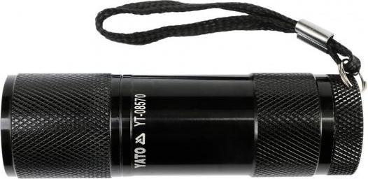 Productafbeelding Yato Latarka Aluminiowa 9-Led Czarna (8.50 cm)