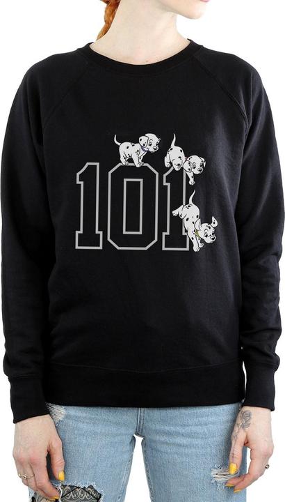 Actual product image 101 Dalmatians Womens/Ladies Puppies Cotton Sweatshirt (XL)