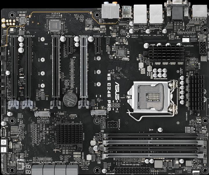 Nährwerte und Zutaten ASUS C246 Pro (LGA 1151, Intel C246, ATX)