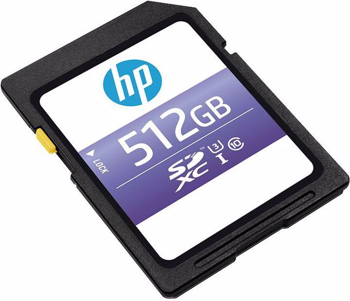 Actual product image HP SDXC card U3 512 GB (512 GB, SDXC, U3, UHS-I)