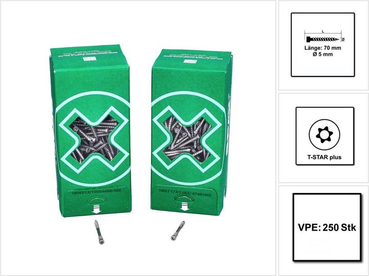 Image du produit Spax Vis auto-perçantes -D A2 (250 Vis par pièce)