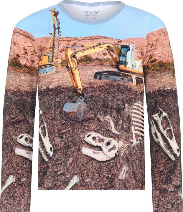 Minymo Langarmshirt Bagger Print