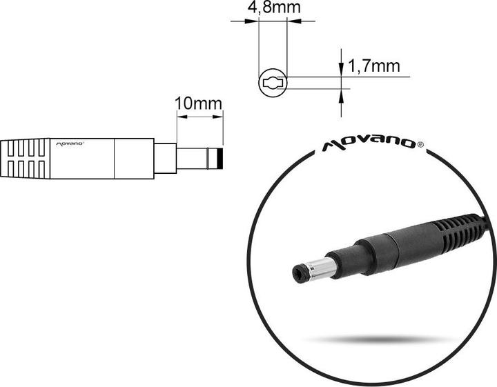 Immagine prodotto Mitsu * Pow. Sup. HP 19.5 V 3.33A ZM / HP195333 (90 W)