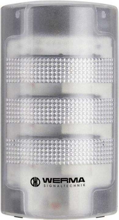 Image du produit Werma Colonne de signalisation 115 à 230 V/AC lumière permanente, feu clignotant IP65