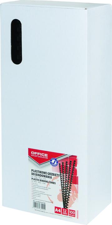 Image du produit Office Products Office Produktai OFFICE PRODUKTAI MACHINE À RELIER, A4, 12MM (95 FEUILLES), 100 PIÈCES, Balta