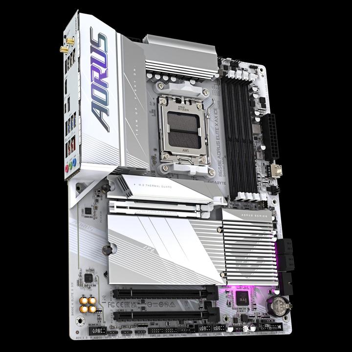 Produktbild Gigabyte B650E AORUS Elite X AX ICE (AM5, AMD B650E, ATX)