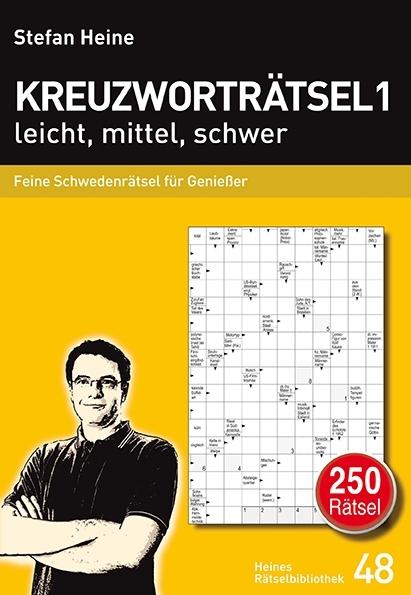 Produktbild Kreuzworträtsel 1 leicht, mittel, schwer (Deutsch, Stefan Heine, 2018)