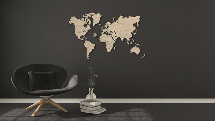 Produktbild WoodenCity Weltkarte L (31 Teile)