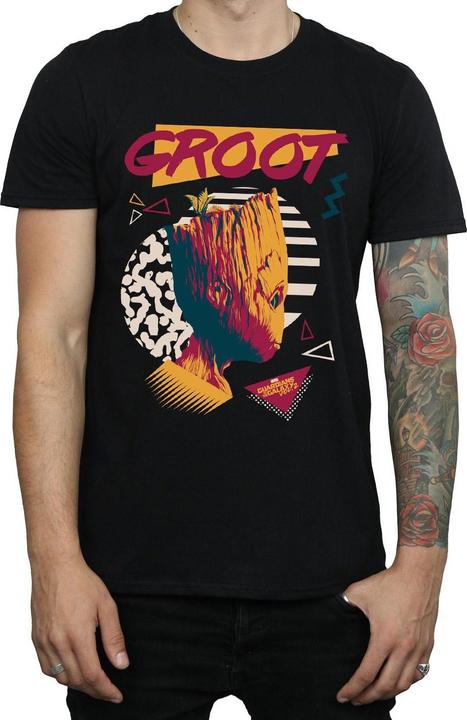 Actual product image Mens Guardians Of The Galaxy Vol. 2 80s Groot T-Shirt (XL)