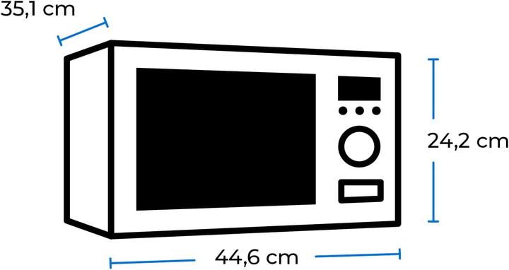 Actual product image Exquisit MW717-070G (20 l)