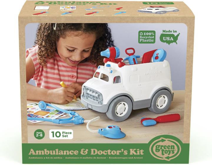 Produktbild Green Toys Ambulanz & Ärzte-Set