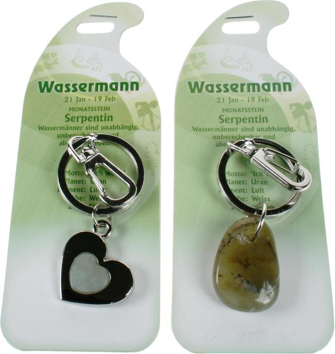 Roost Keychain Aquarius G271 Serpentine 2 motifs ass. (Serpentine)