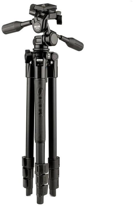 Immagine prodotto Slik PRO AL-324-3W Kit treppiede con testa a 3 vie (Metallo)