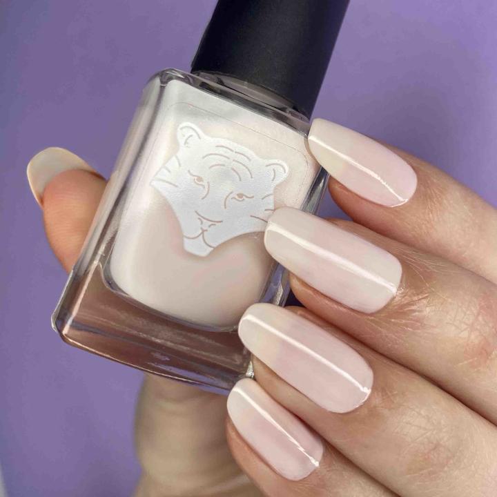 Actual product image All Tigers Nail Lacquer - Vernis 101 WHITE (101 Dance In The Rain, Gel-Effect Nail Polish)