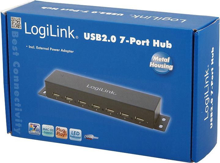 Produktbild LogiLink UA0148 (USB-A, 7 Ports)
