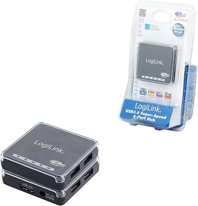 Actual product image LogiLink UA0152 (USB-A, 4 ports)
