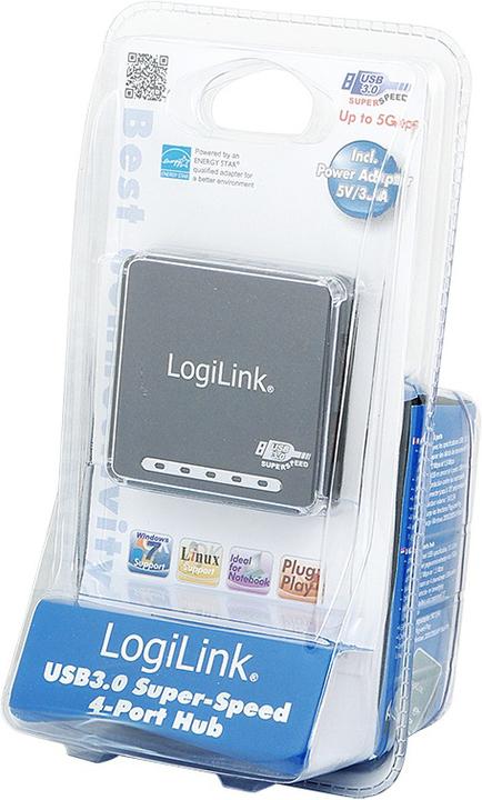 Actual product image LogiLink UA0152 (USB-A, 4 ports)