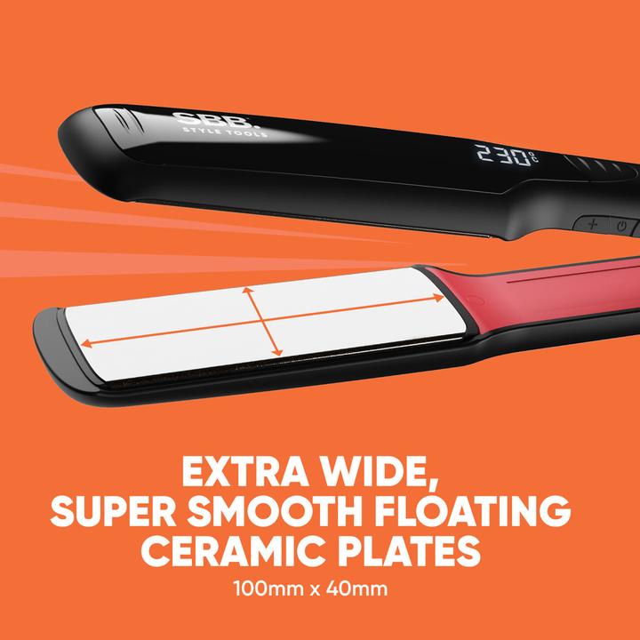 Immagine prodotto SBB UE Straight Up Shine XL Raddrizzatore in ceramica (Piastra per capelli)