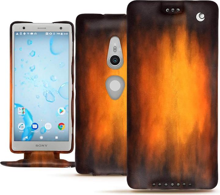 Actual product image Noreve Leather cover vertical (Sony Xperia XZ2)