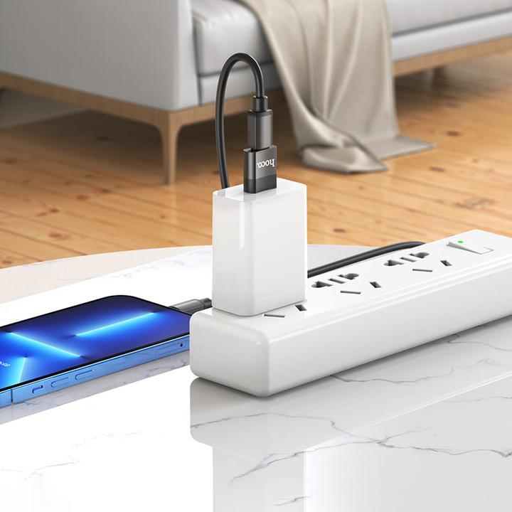 Productafbeelding Hoco USB-A (mannetje) naar USB-C (vrouwtje) adapter (USB 3.2 Gen 1)