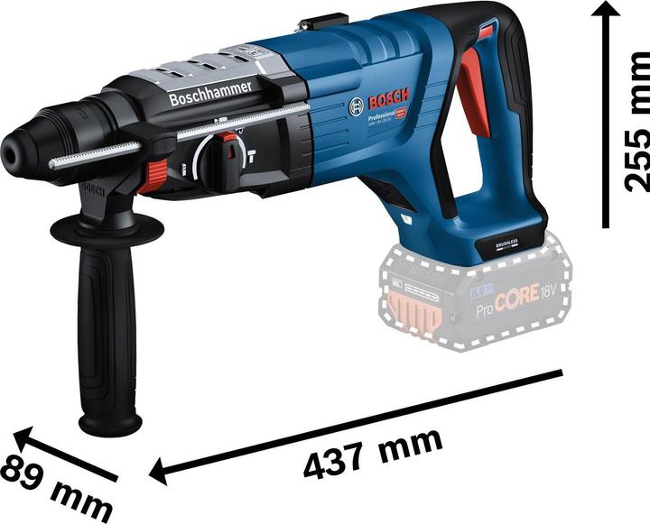Produktbild Bosch Professional Akku-Bohrhammer mit SDS plus GBH 18V-28 DC mit XL-BOXX (Akkubetrieb)
