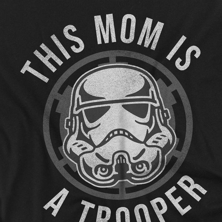 Produktbild Star Wars Mom Is A Trooper TShirt Muttertag (XXL)