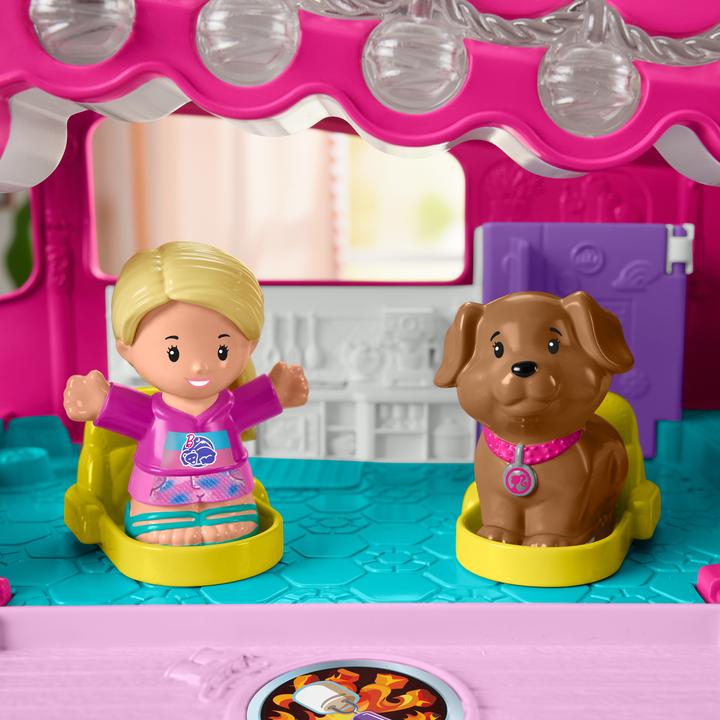 Actual product image Fisher-Price Little People Barbie Little Dreamcamper playset with lights and sounds, 2 figures (85)