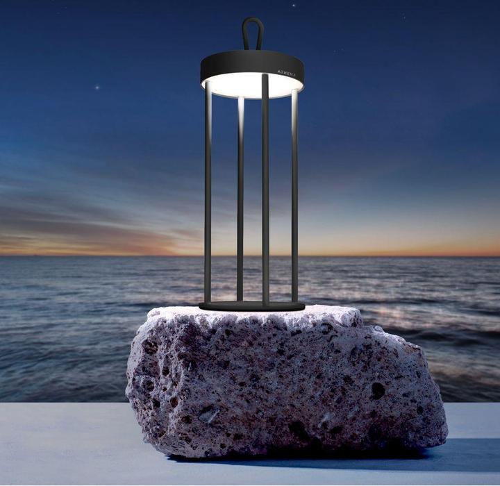 Actual product image Century LED table lamp ATHENA black 3W 3000K Dimm. IP54 Colo (140 lm)