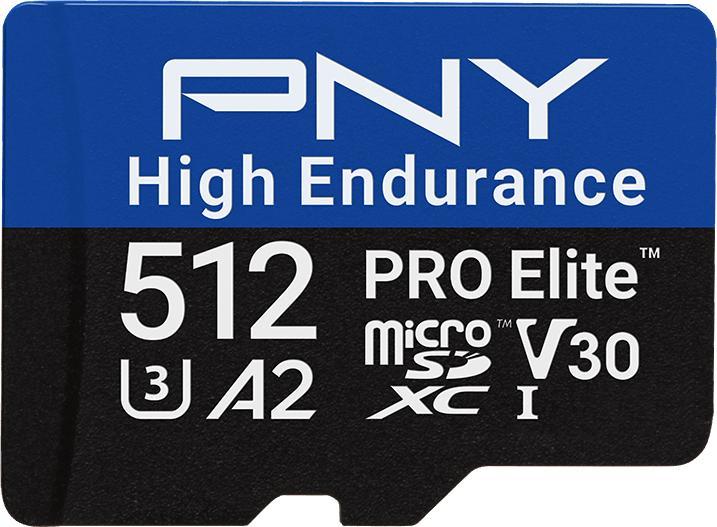 PNY Microsd Pro Elite High (512 GB, microSD, U3)